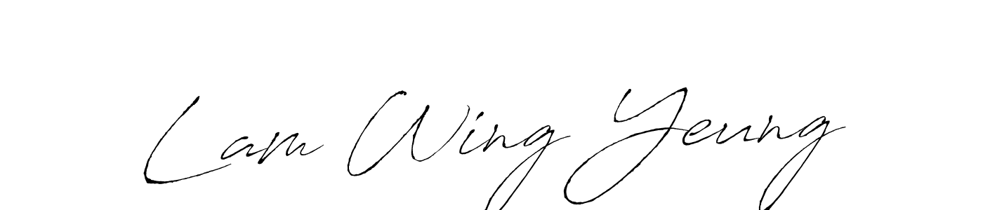 if you are searching for the best signature style for your name Lam Wing Yeung. so please give up your signature search. here we have designed multiple signature styles  using Antro_Vectra. Lam Wing Yeung signature style 6 images and pictures png