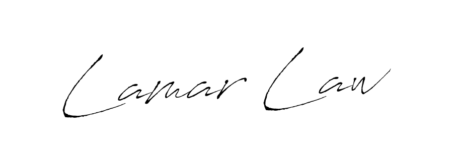 You should practise on your own different ways (Antro_Vectra) to write your name (Lamar Law) in signature. don't let someone else do it for you. Lamar Law signature style 6 images and pictures png