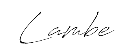 Make your name Lambe memorable on every contract using Antro_Vectra autograph style. Instant transparent background export available. Lambe signature style 6 images and pictures png