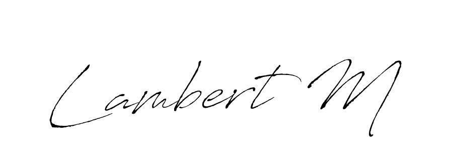 Similarly Antro_Vectra is the best handwritten signature design. Signature creator online .You can use it as an online autograph creator for name Lambert M. Lambert M signature style 6 images and pictures png