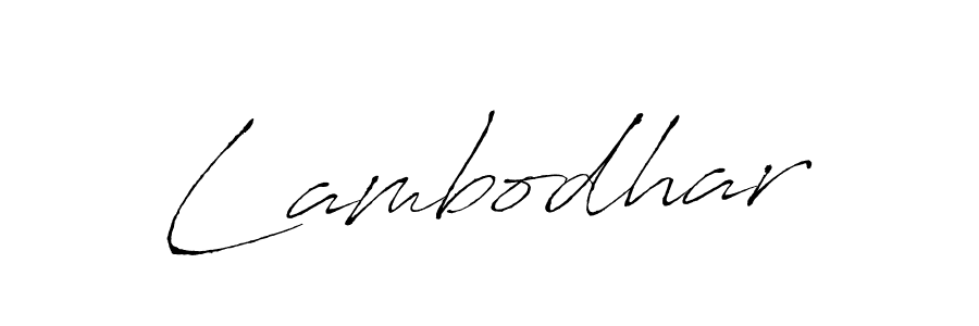 Design your own signature with our free online signature maker. With this signature software, you can create a handwritten (Antro_Vectra) signature for name Lambodhar. Lambodhar signature style 6 images and pictures png