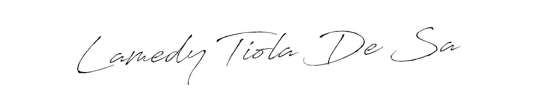 Use a signature maker to create a handwritten signature online. With this signature software, you can design (Antro_Vectra) your own signature for name Lamedy Tiola De Sa. Lamedy Tiola De Sa signature style 6 images and pictures png