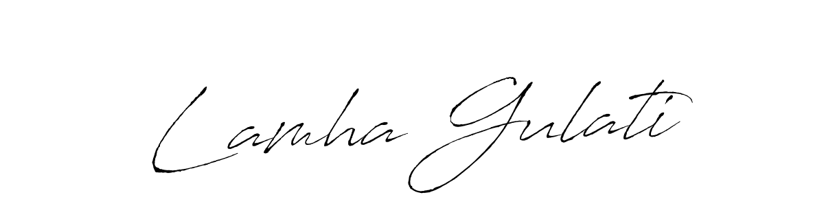 Once you've used our free online signature maker to create your best signature Antro_Vectra style, it's time to enjoy all of the benefits that Lamha Gulati name signing documents. Lamha Gulati signature style 6 images and pictures png