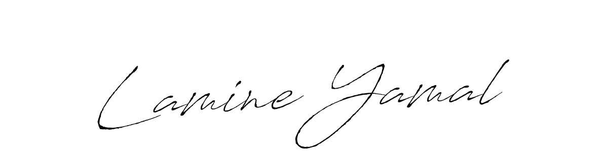 Design your own signature with our free online signature maker. With this signature software, you can create a handwritten (Antro_Vectra) signature for name Lamine Yamal. Lamine Yamal signature style 6 images and pictures png