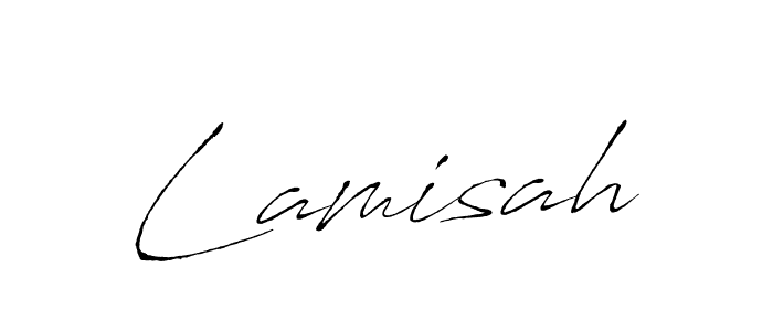 You should practise on your own different ways (Antro_Vectra) to write your name (Lamisah) in signature. don't let someone else do it for you. Lamisah signature style 6 images and pictures png