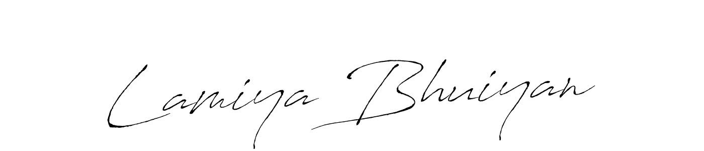 The best way (Antro_Vectra) to make a short signature is to pick only two or three words in your name. The name Lamiya Bhuiyan include a total of six letters. For converting this name. Lamiya Bhuiyan signature style 6 images and pictures png