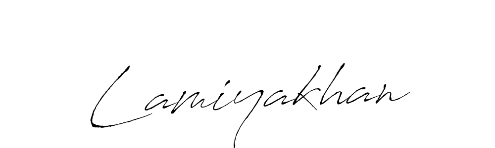 Make a beautiful signature design for name Lamiyakhan. Use this online signature maker to create a handwritten signature for free. Lamiyakhan signature style 6 images and pictures png