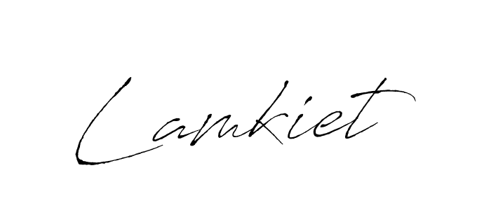 Create a beautiful signature design for name Lamkiet. With this signature (Antro_Vectra) fonts, you can make a handwritten signature for free. Lamkiet signature style 6 images and pictures png