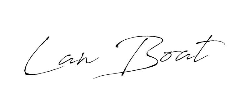 Design your own signature with our free online signature maker. With this signature software, you can create a handwritten (Antro_Vectra) signature for name Lan Boat. Lan Boat signature style 6 images and pictures png