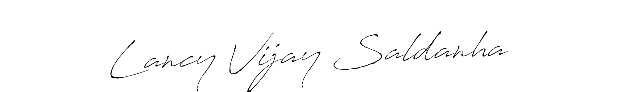 Similarly Antro_Vectra is the best handwritten signature design. Signature creator online .You can use it as an online autograph creator for name Lancy Vijay Saldanha. Lancy Vijay Saldanha signature style 6 images and pictures png