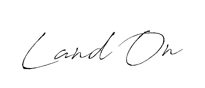 You can use this online signature creator to create a handwritten signature for the name Land On. This is the best online autograph maker. Land On signature style 6 images and pictures png