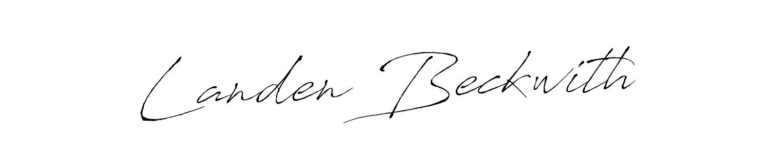 Antro_Vectra is a professional signature style that is perfect for those who want to add a touch of class to their signature. It is also a great choice for those who want to make their signature more unique. Get Landen Beckwith name to fancy signature for free. Landen Beckwith signature style 6 images and pictures png