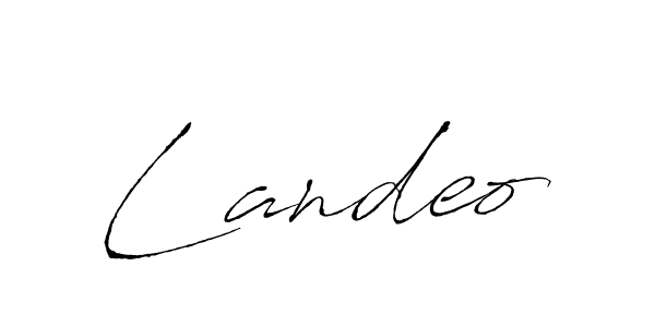 The best way (Antro_Vectra) to make a short signature is to pick only two or three words in your name. The name Landeo include a total of six letters. For converting this name. Landeo signature style 6 images and pictures png