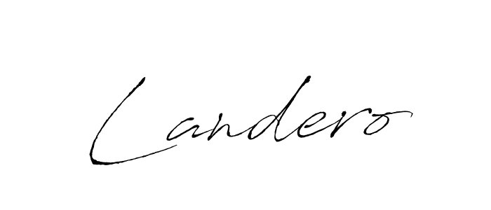 The best way (Antro_Vectra) to make a short signature is to pick only two or three words in your name. The name Landero include a total of six letters. For converting this name. Landero signature style 6 images and pictures png