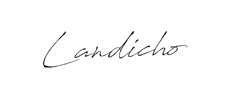 Once you've used our free online signature maker to create your best signature Antro_Vectra style, it's time to enjoy all of the benefits that Landicho name signing documents. Landicho signature style 6 images and pictures png