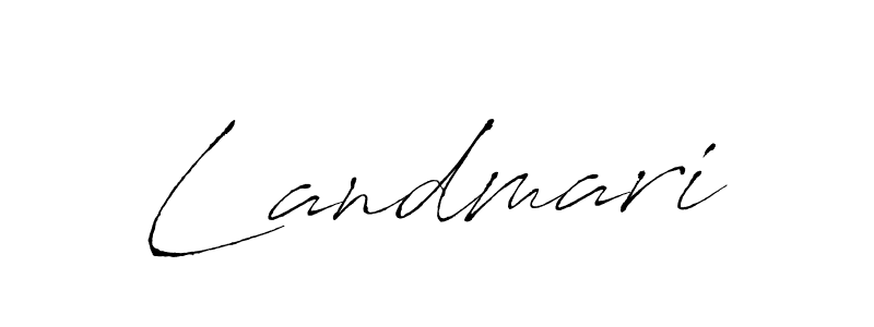 Landmari stylish signature style. Best Handwritten Sign (Antro_Vectra) for my name. Handwritten Signature Collection Ideas for my name Landmari. Landmari signature style 6 images and pictures png