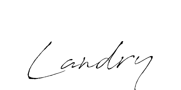 How to make Landry signature? Antro_Vectra is a professional autograph style. Create handwritten signature for Landry name. Landry signature style 6 images and pictures png