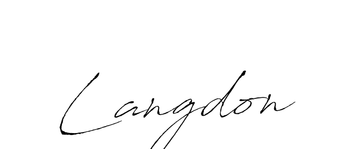 How to Draw Langdon signature style? Antro_Vectra is a latest design signature styles for name Langdon. Langdon signature style 6 images and pictures png