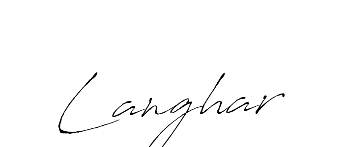 Create a beautiful signature design for name Langhar. With this signature (Antro_Vectra) fonts, you can make a handwritten signature for free. Langhar signature style 6 images and pictures png