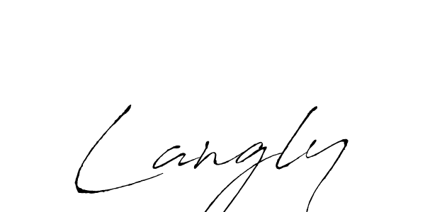 Similarly Antro_Vectra is the best handwritten signature design. Signature creator online .You can use it as an online autograph creator for name Langly. Langly signature style 6 images and pictures png