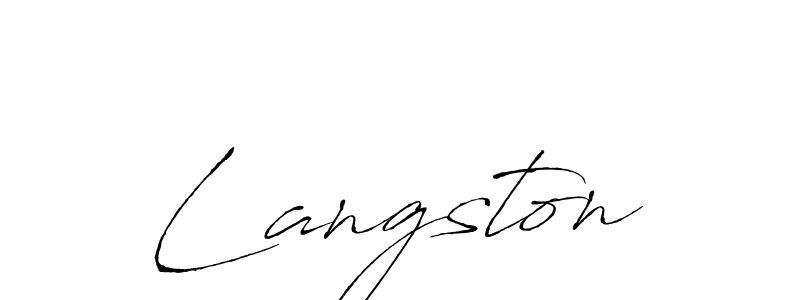 Make a short Langston signature style. Manage your documents anywhere anytime using Antro_Vectra. Create and add eSignatures, submit forms, share and send files easily. Langston signature style 6 images and pictures png