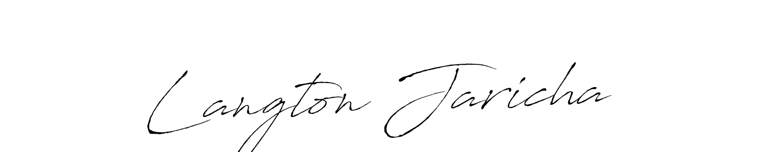 Make a short Langton Jaricha signature style. Manage your documents anywhere anytime using Antro_Vectra. Create and add eSignatures, submit forms, share and send files easily. Langton Jaricha signature style 6 images and pictures png
