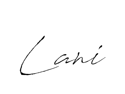 Similarly Antro_Vectra is the best handwritten signature design. Signature creator online .You can use it as an online autograph creator for name Lani. Lani signature style 6 images and pictures png