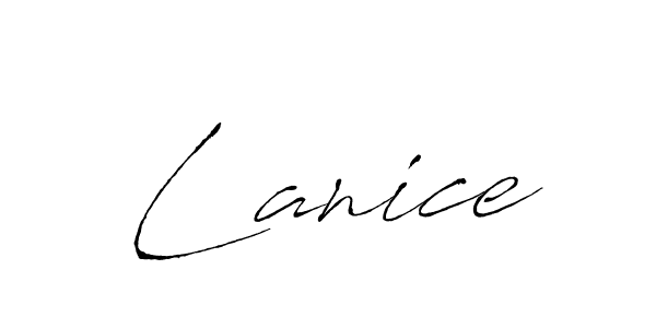 The best way (Antro_Vectra) to make a short signature is to pick only two or three words in your name. The name Lanice include a total of six letters. For converting this name. Lanice signature style 6 images and pictures png