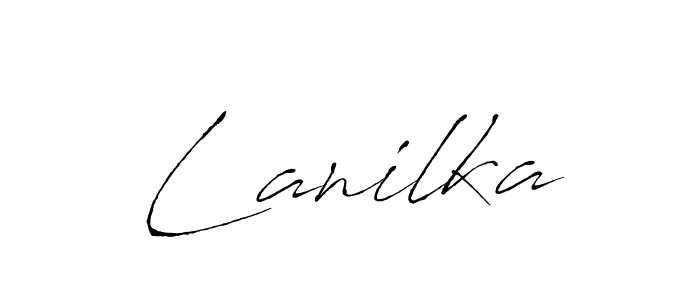 Here are the top 10 professional signature styles for the name Lanilka. These are the best autograph styles you can use for your name. Lanilka signature style 6 images and pictures png