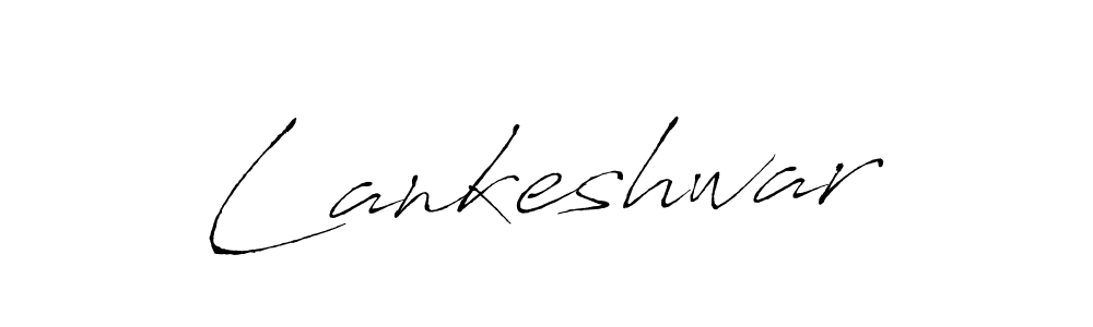 Design your own signature with our free online signature maker. With this signature software, you can create a handwritten (Antro_Vectra) signature for name Lankeshwar. Lankeshwar signature style 6 images and pictures png