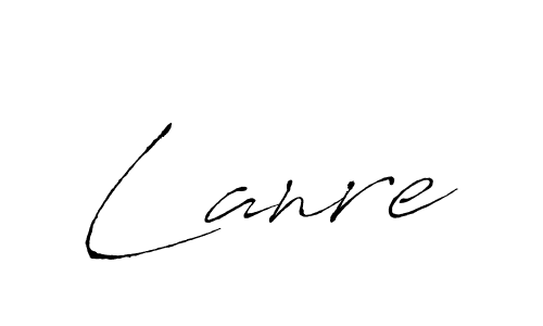 Antro_Vectra is a professional signature style that is perfect for those who want to add a touch of class to their signature. It is also a great choice for those who want to make their signature more unique. Get Lanre name to fancy signature for free. Lanre signature style 6 images and pictures png