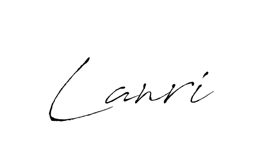 Create a beautiful signature design for name Lanri. With this signature (Antro_Vectra) fonts, you can make a handwritten signature for free. Lanri signature style 6 images and pictures png
