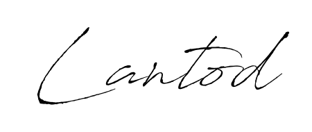 Generate high-definition signature styles for Lantod. The Antro_Vectra typeface ensures crisp legibility and sophisticated design. Lantod signature style 6 images and pictures png