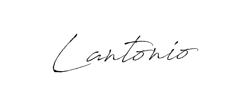 You should practise on your own different ways (Antro_Vectra) to write your name (Lantonio) in signature. don't let someone else do it for you. Lantonio signature style 6 images and pictures png