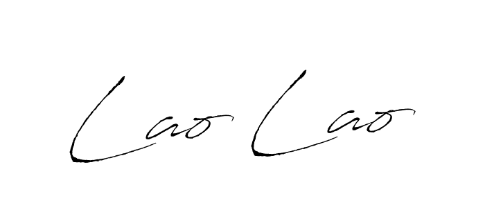 How to make Lao Lao signature? Antro_Vectra is a professional autograph style. Create handwritten signature for Lao Lao name. Lao Lao signature style 6 images and pictures png