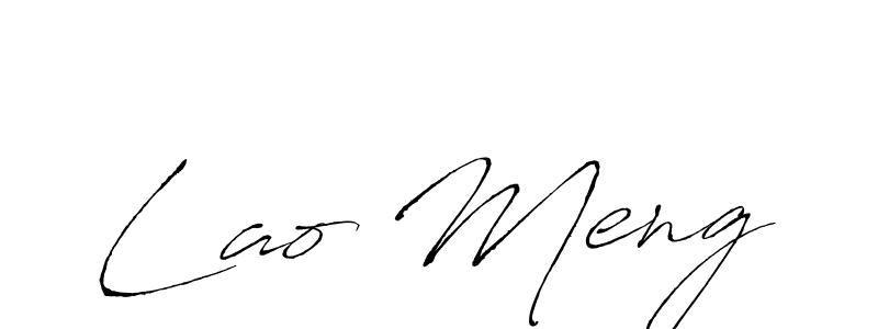 It looks lik you need a new signature style for name Lao Meng. Design unique handwritten (Antro_Vectra) signature with our free signature maker in just a few clicks. Lao Meng signature style 6 images and pictures png