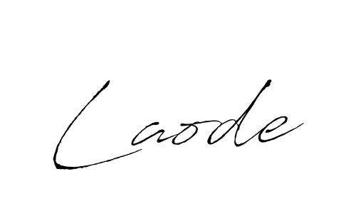 Create a beautiful signature design for name Laode. With this signature (Antro_Vectra) fonts, you can make a handwritten signature for free. Laode signature style 6 images and pictures png