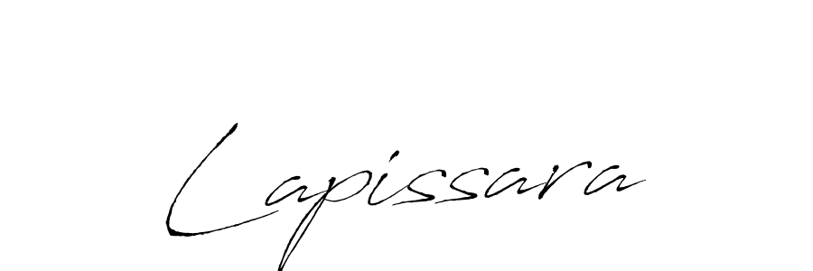 Lapissara stylish signature style. Best Handwritten Sign (Antro_Vectra) for my name. Handwritten Signature Collection Ideas for my name Lapissara. Lapissara signature style 6 images and pictures png