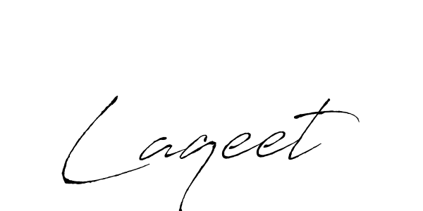 Laqeet stylish signature style. Best Handwritten Sign (Antro_Vectra) for my name. Handwritten Signature Collection Ideas for my name Laqeet. Laqeet signature style 6 images and pictures png