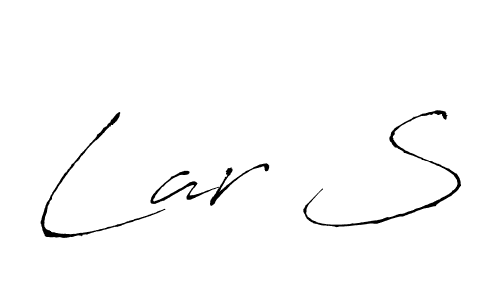 Design your own signature with our free online signature maker. With this signature software, you can create a handwritten (Antro_Vectra) signature for name Lar S. Lar S signature style 6 images and pictures png