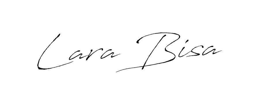 You should practise on your own different ways (Antro_Vectra) to write your name (Lara Bisa) in signature. don't let someone else do it for you. Lara Bisa signature style 6 images and pictures png