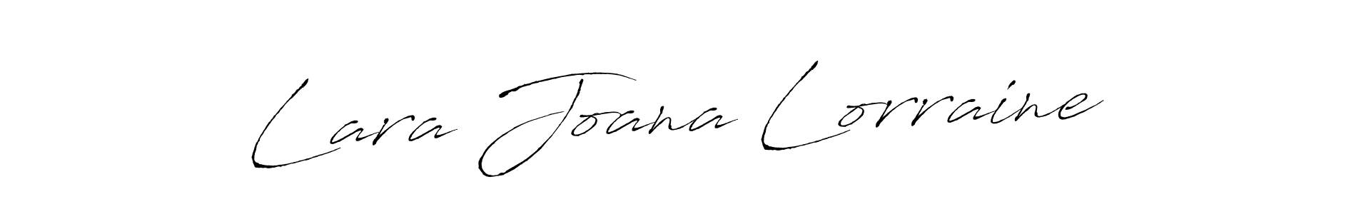 Make a beautiful signature design for name Lara Joana Lorraine. With this signature (Antro_Vectra) style, you can create a handwritten signature for free. Lara Joana Lorraine signature style 6 images and pictures png