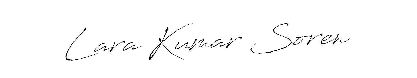 Similarly Antro_Vectra is the best handwritten signature design. Signature creator online .You can use it as an online autograph creator for name Lara Kumar Soren. Lara Kumar Soren signature style 6 images and pictures png