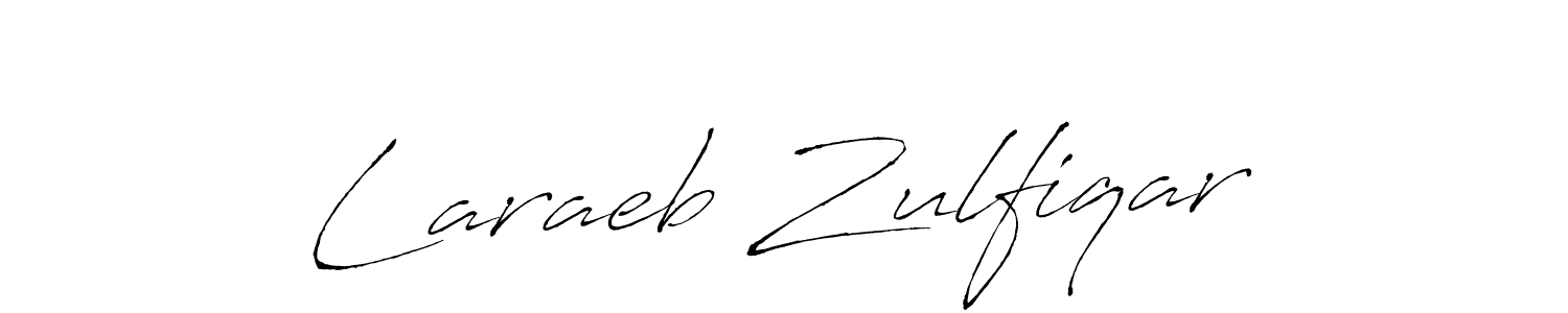 The best way (Antro_Vectra) to make a short signature is to pick only two or three words in your name. The name Laraeb Zulfiqar include a total of six letters. For converting this name. Laraeb Zulfiqar signature style 6 images and pictures png