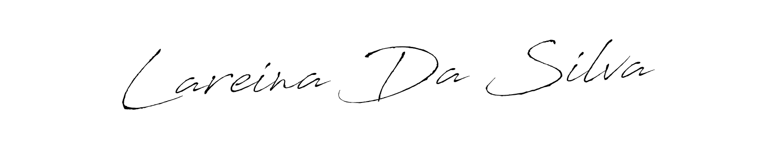 How to make Lareina Da Silva name signature. Use Antro_Vectra style for creating short signs online. This is the latest handwritten sign. Lareina Da Silva signature style 6 images and pictures png