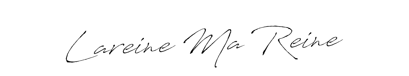 Create a beautiful signature design for name Lareine Ma Reine. With this signature (Antro_Vectra) fonts, you can make a handwritten signature for free. Lareine Ma Reine signature style 6 images and pictures png