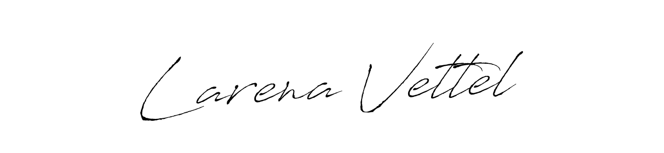 Make a beautiful signature design for name Larena Vettel. Use this online signature maker to create a handwritten signature for free. Larena Vettel signature style 6 images and pictures png