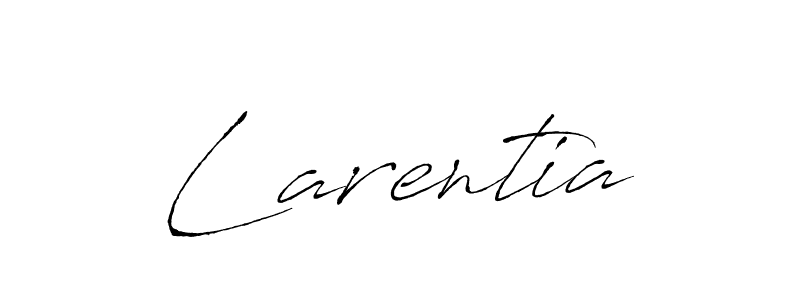 Larentia stylish signature style. Best Handwritten Sign (Antro_Vectra) for my name. Handwritten Signature Collection Ideas for my name Larentia. Larentia signature style 6 images and pictures png