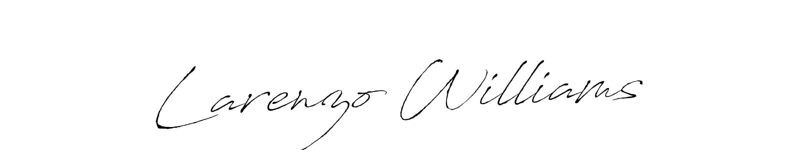 if you are searching for the best signature style for your name Larenzo Williams. so please give up your signature search. here we have designed multiple signature styles  using Antro_Vectra. Larenzo Williams signature style 6 images and pictures png