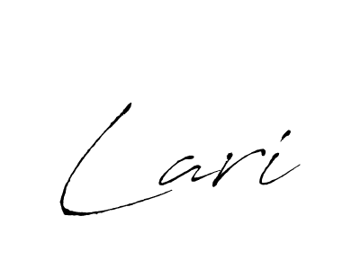 Create a beautiful signature design for name Lari. With this signature (Antro_Vectra) fonts, you can make a handwritten signature for free. Lari signature style 6 images and pictures png